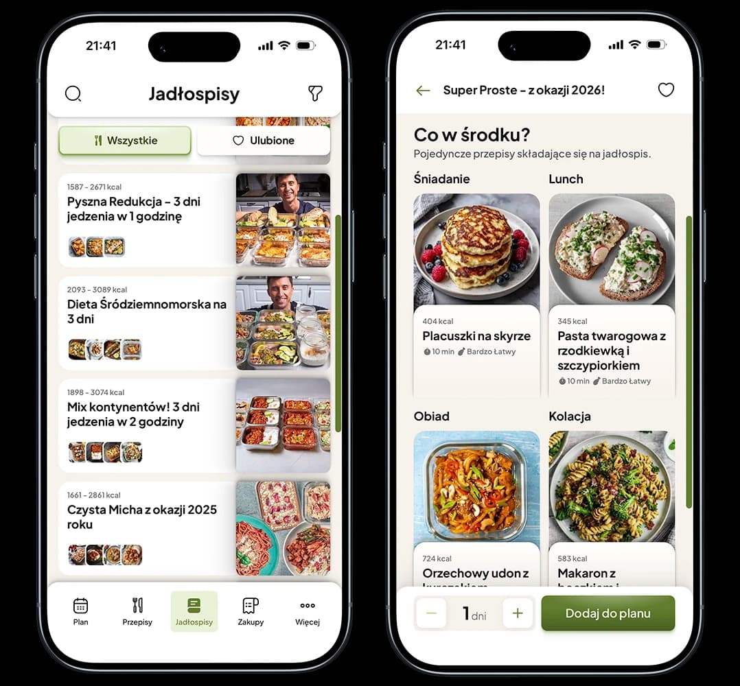 Wybierz sprawdzony dzień jedzenia, minimum decyzji i bez kombinowania