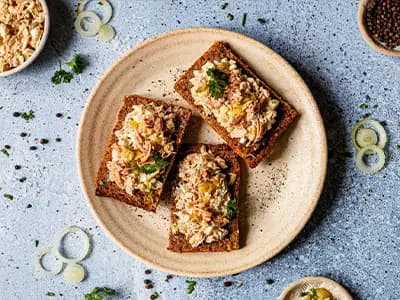 Pasta i sałatka z tuńczykiem - Luncher Policzona Szama